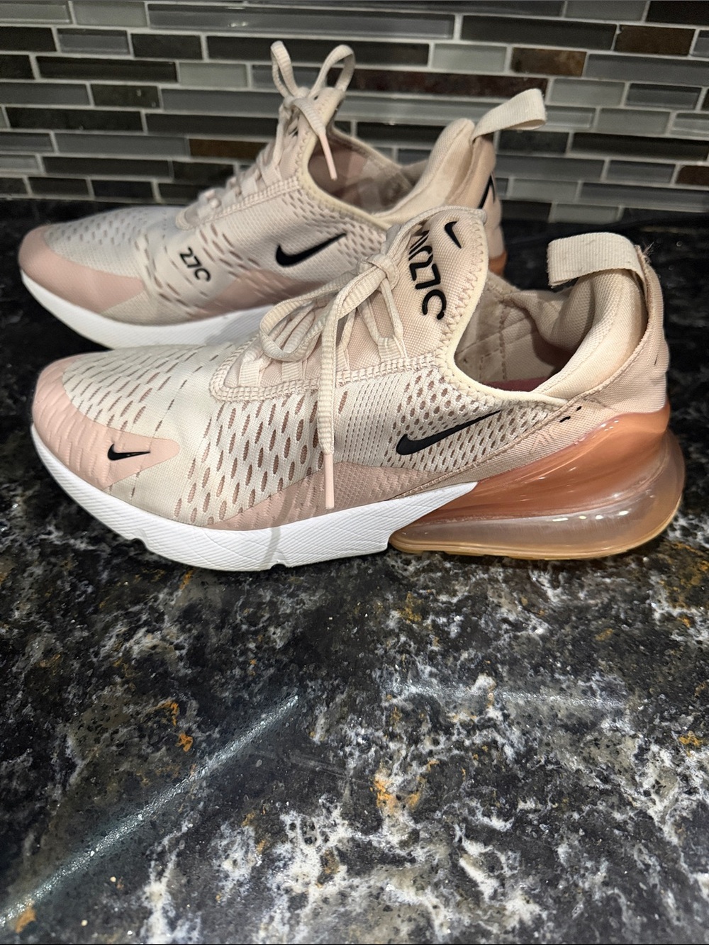 Nike Women’s Air Max 270 - Pink and White
